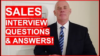 SALES Interview Questions amp Answers How to PASS a Sales Interview [upl. by Alded]