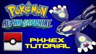 Pokemon Alpha Sapphire PkHex Tutorial [upl. by Knapp]