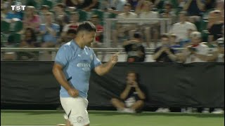 SERGIO AGUERO SCORES FIRST TST GOAL 🇦🇷 [upl. by Idelia]