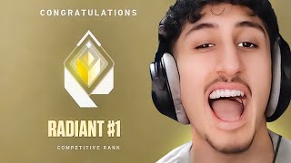 I Hit Rank 1 Radiant [upl. by Nnylarak540]