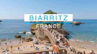 Biarritz France Walk 4K [upl. by Aeret]