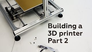 Building the Velleman K8200 3D printer  Part 2 Assembly [upl. by Furtek]