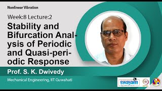 Lec 23  Stability and bifurcation analysis of periodic and quasiperiodic response [upl. by Onairelav207]