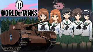 Pz IV H Ankou Girls und Panzer gameplay  World of Tanks [upl. by Kataway]