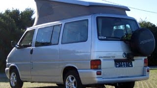 VW T4 MULTIVAN SYNCRO WITH POP UP WESTFALIA ROOF REVIEW [upl. by Damha]