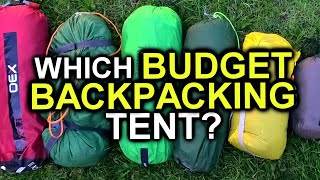 WHICH BUDGET BACKPACKING TENT 6 Shelters I use for Wild Camping [upl. by Anol]