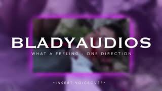 what a feeling  one direction edit audio [upl. by Ecirtnuahs69]