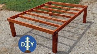 DIY Queen Size Bed Frame [upl. by Okram]