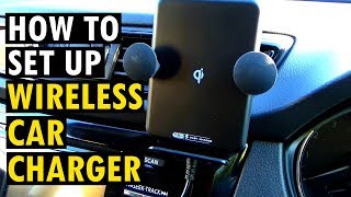 How To Setup Wireless Car Charger [upl. by Cad901]