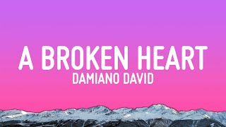 Damiano David  Born With a Broken Heart Lyrics [upl. by Edyak]