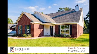 2155 Willow Oak Mobile AL 36695  Prime Design Homes [upl. by Lahcsap786]