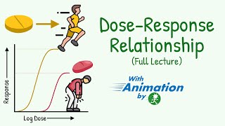 DoseResponse Relationship  Pharmacodynamics Lecture  Potency Efficacy Therapeutic Index etc [upl. by Eissirhc]