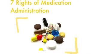 7 Rights of Medication Administration [upl. by Mathur]