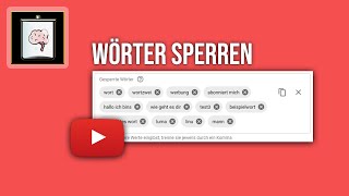 YouTube Wörter sperren Blacklist  So Gehts [upl. by Arhna]