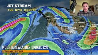 Mountain Weather Update 121 Meteorologist Chris Tomer [upl. by Nylanaj]