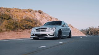 MercedesBenz E55 AMG W211 Brutal Exhaust 4K [upl. by Aihtiekal666]