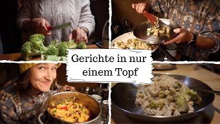 5 einfache vegane One Pot Gerichte  schnelle amp gesunde Rezepte [upl. by Jill]