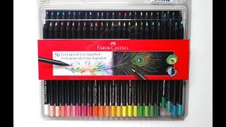 Lápis Faber Castell Super Soft 100 Cores  VALE A PENA [upl. by Lawlor910]