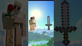 shorts minecraft mobs vs mobs battle in Minecraft king 🤔💪👑trending [upl. by Ahsiea]