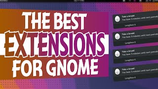 GNOME Extensions for Productivity Workflow and More [upl. by Esirrehc]