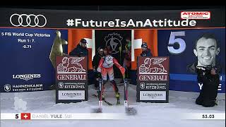 AUDI FIS Ski World Cup  Mens slalom  Kitzbühel AUT Jan 22 2023 weareskiing  Highlights [upl. by Elsinore]