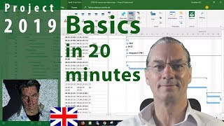 1 MS Project 2019 ● Basics in 20 Minutes ● Easy [upl. by Sly62]