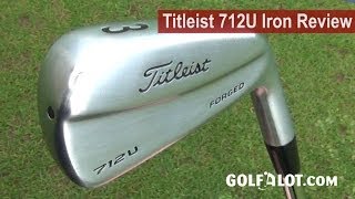 Titleist 712U Hybrid Iron Review by Golfalot [upl. by Atinod]