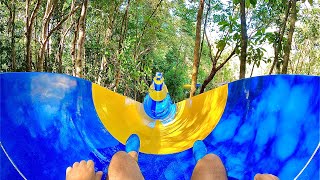 Worlds Longest Waterslide at Escape Theme Park in Malaysia 11km [upl. by Derfiniw801]