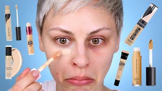 Testing the BEST Drugstore Concealers for Dark Circles [upl. by Ellehcyt]