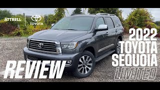 2022 Toyota Sequoia Limited  REVIEW [upl. by Nettirb]