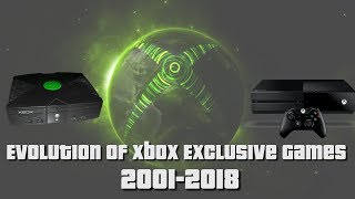 Evolution of Xbox Exclusive Games 20012018 [upl. by Sisak934]