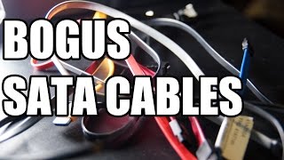 quotSATA IIIquot Branded Cables Are Bogus  Tested [upl. by Anuaek]