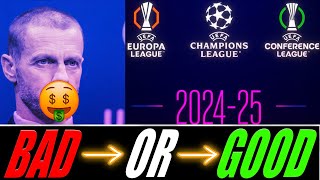 NEW UEFA COMPETITIONS FORMAT FOR 2425 [upl. by Krissy107]