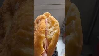 Bokit antillais jambon fromage food recipe satisfying cooking [upl. by Thorin]