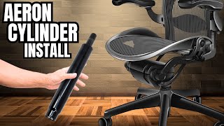 How to Replace the Gas Cylinder on a Herman Miller Aeron Classic Chair [upl. by Ruben]