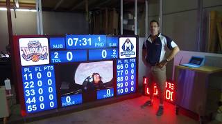 Basketball Scoreboard LED Video Screen [upl. by Eivol]