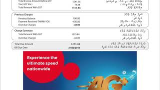 How to read your Ooredoo Postpaid bill [upl. by Annaiv]