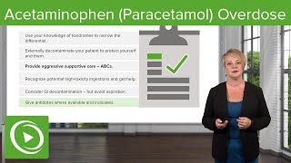 Acetaminophen Paracetamol Overdose – Emergency Medicine  Lecturio [upl. by Omrellig]