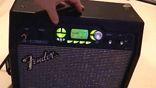 Fender Gdec 15 amp demo [upl. by Lambart554]