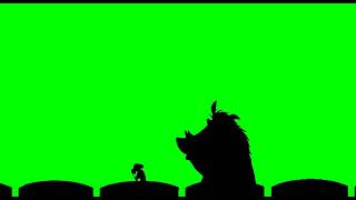 Timon and Pumbaa Interrupt 6 Green Screen [upl. by Ahsiuqram]