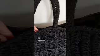 PLAJ ÇANTASI 🧶 BEYMEN MARKA HASIR ÇANTA beymençanta crochet crochetbag [upl. by Witty]