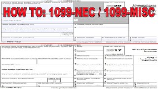 How To File 1099 NEC and 1099 MISC explain very very very InDepth Tutorial [upl. by Silsby]