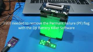 Phantom 4 Battery single flashing LED fault [upl. by Eenram]