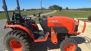 Ep 42  How To Remove Bucket and Front End Loader from Kubota B2650 [upl. by Pengelly760]