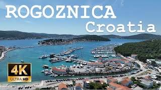 Rogoznica Croatia 4K 🇭🇷 Discovering Rogoznica Croatia from a birdseye view A drone photography [upl. by Tteve]