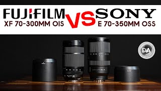 Fuji XF 70300mm OIS vs Sony E 70350mm OSS  DA [upl. by Glass]