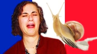 Americans Try Bizarre European Food [upl. by Ettevets]