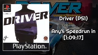 Driver PS1  Any Speedrun in 10917 Former WR [upl. by Nahtnoj]