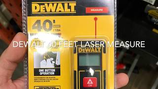 DeWALT 40 ft LithiumIon Rechargeable Pocket Laser Distance Measurer [upl. by Pepillo]