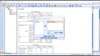 Binary Logisitic Regression in SPSS with One Continuous and One Dichotomous Predictor Variable [upl. by Ydal964]